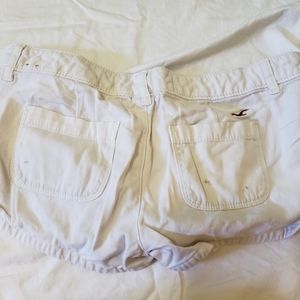 Hollister White Shorts
